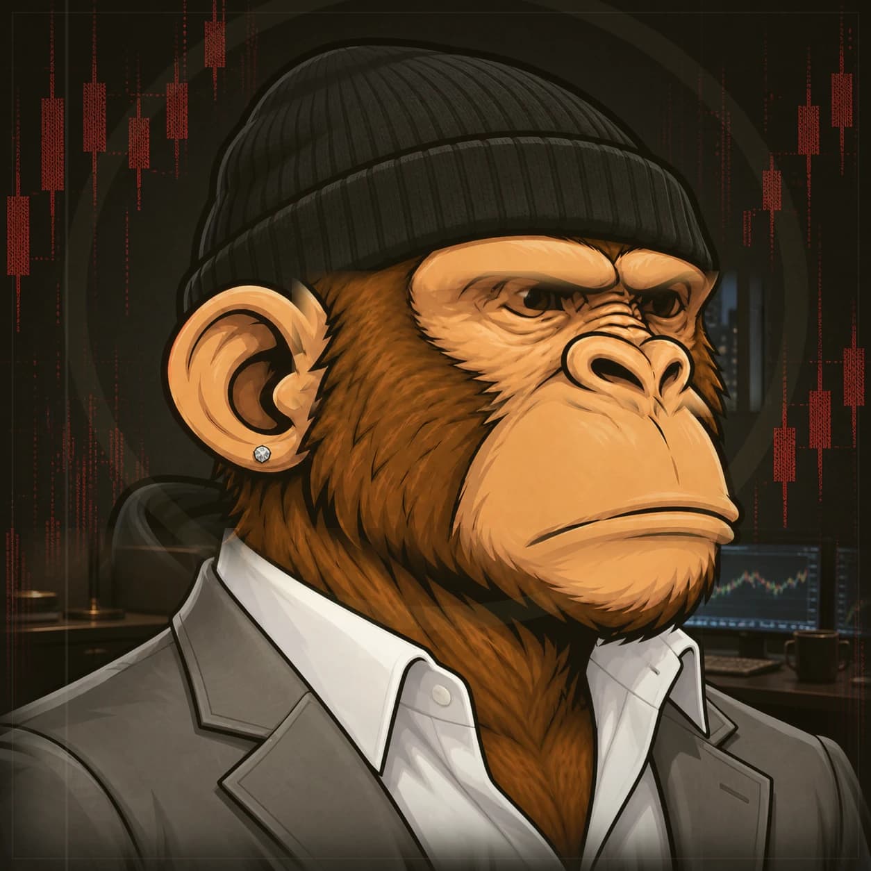 Wall Street Ape #1018