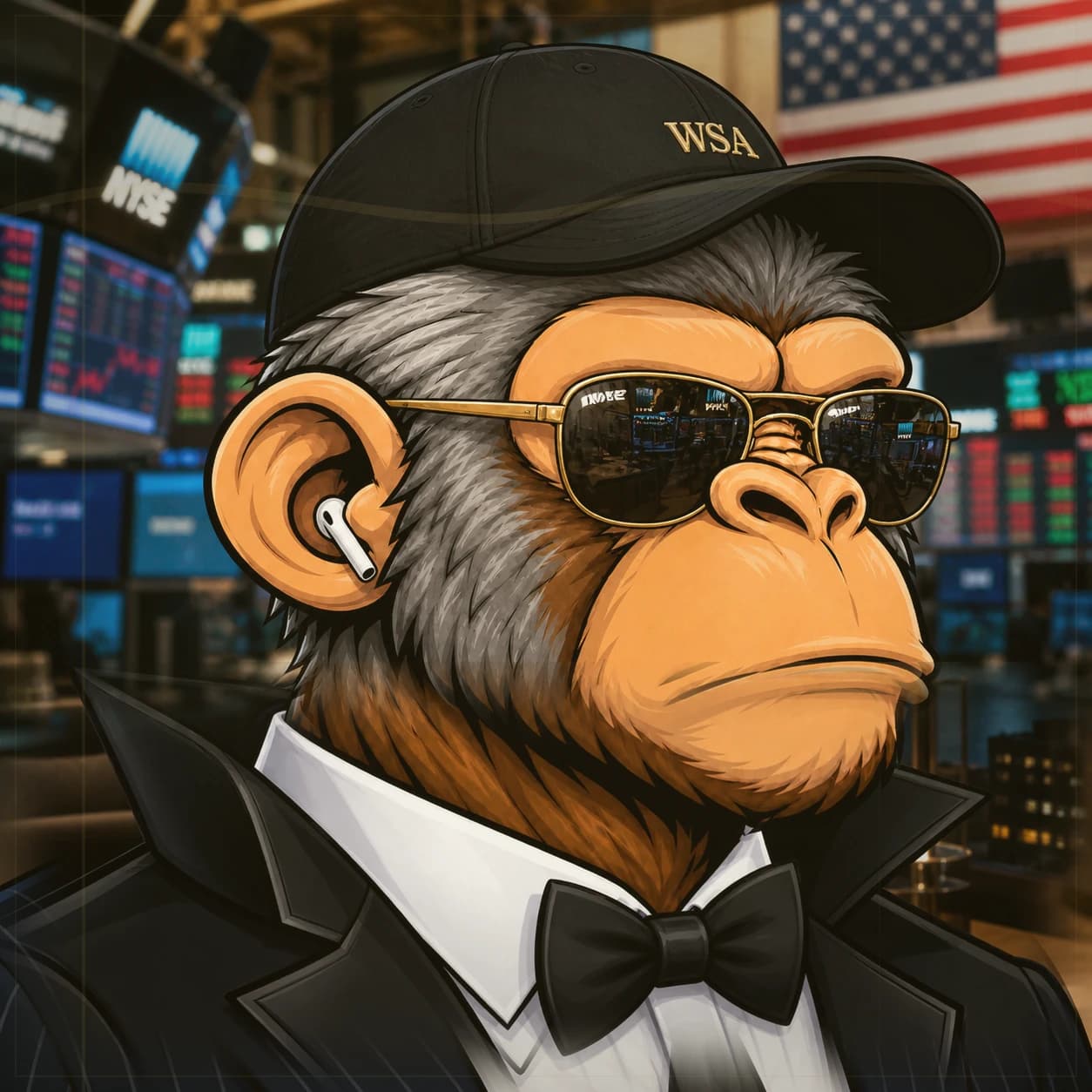 Wall Street Ape #1250