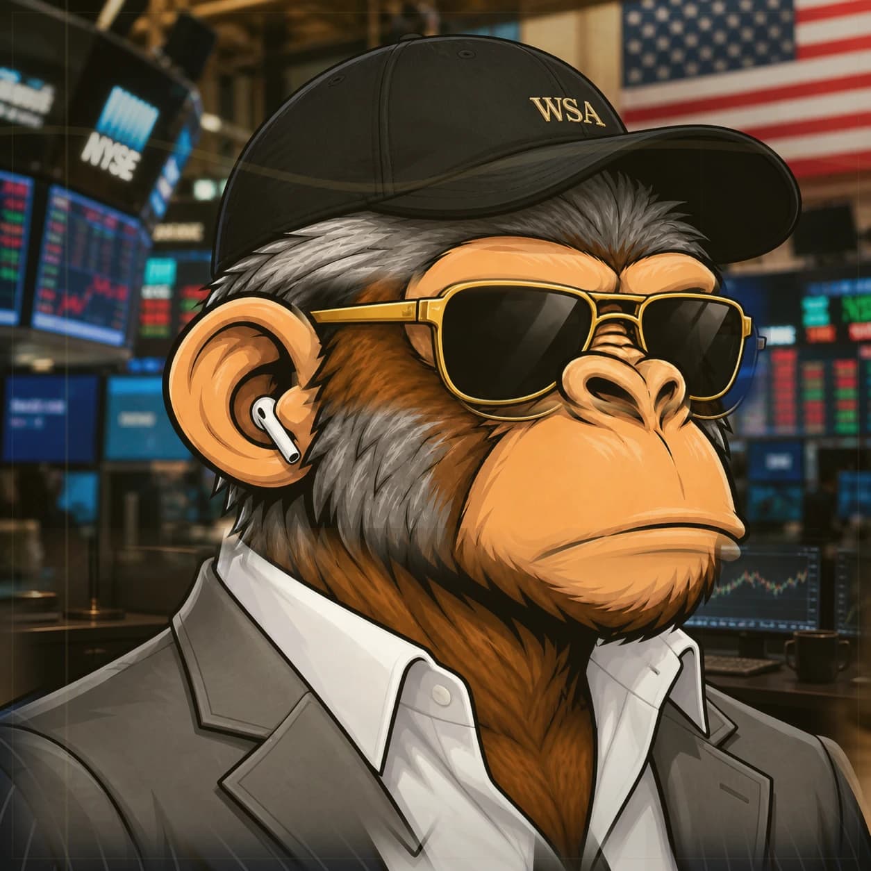 Wall Street Ape #1468