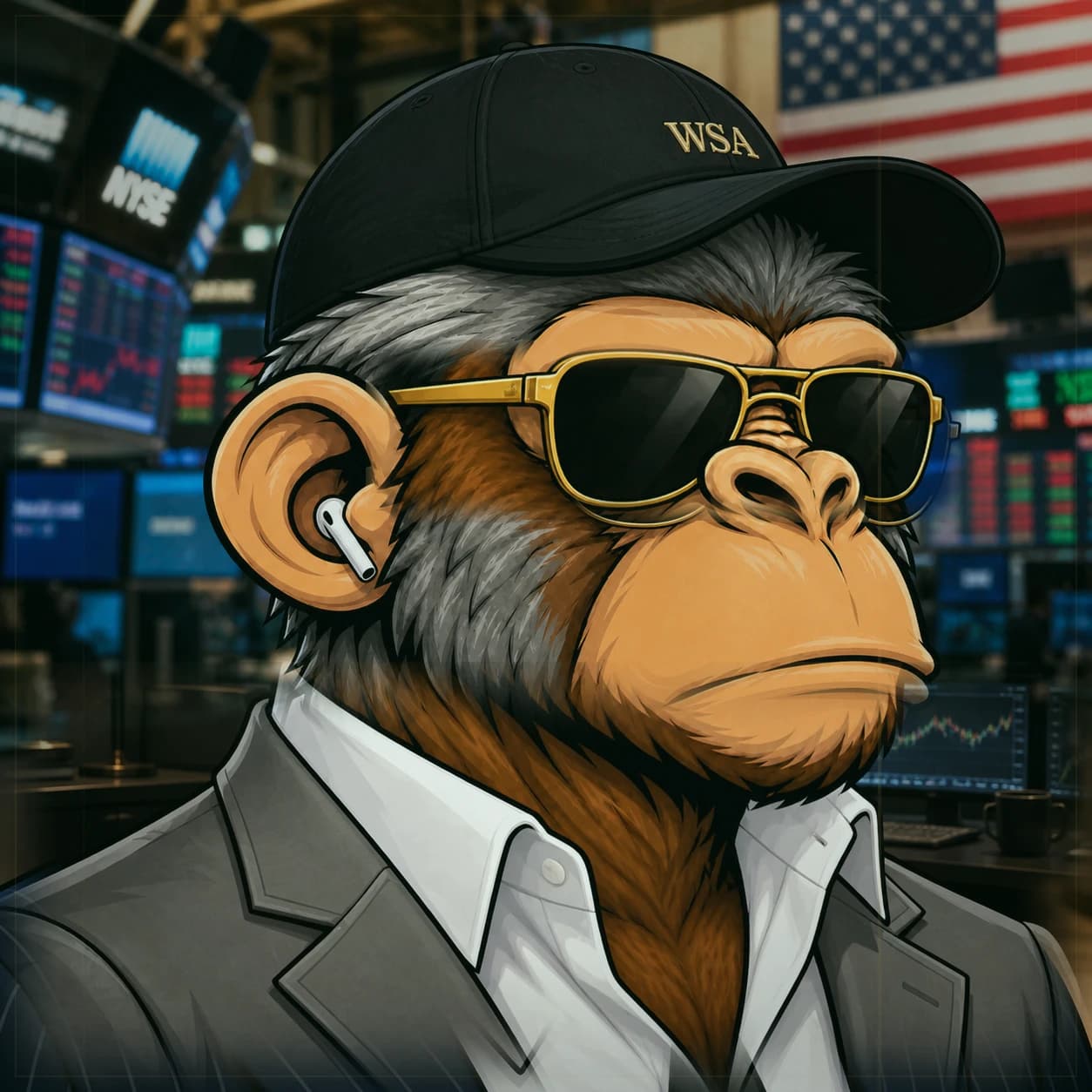 Wall Street Ape #0072