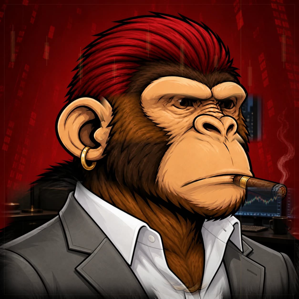 Wall Street Ape #0822